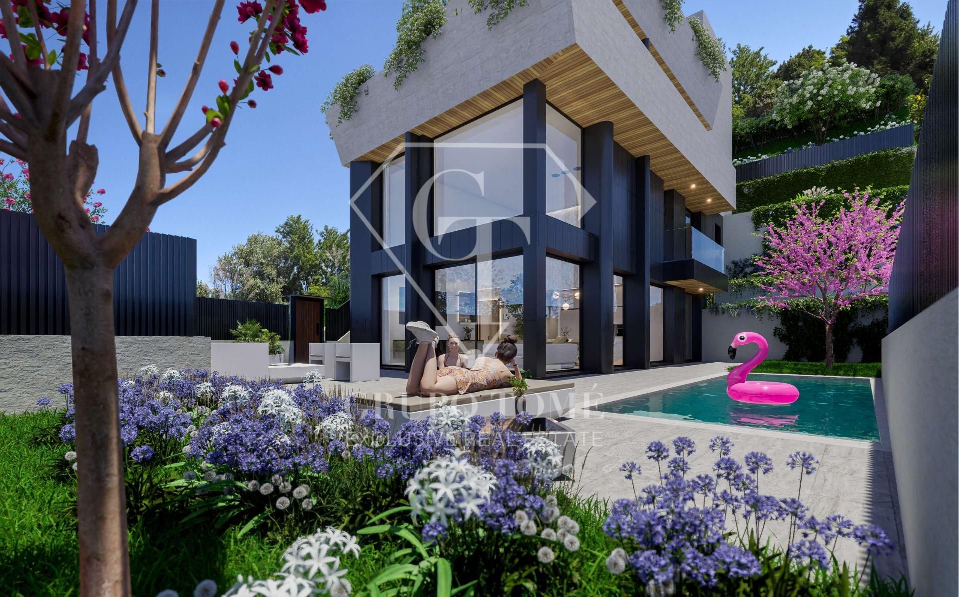 Vista exterior de Casa o xalet en venda en Donostia - San Sebastián  amb Calefacció, Jardí privat i Terrassa