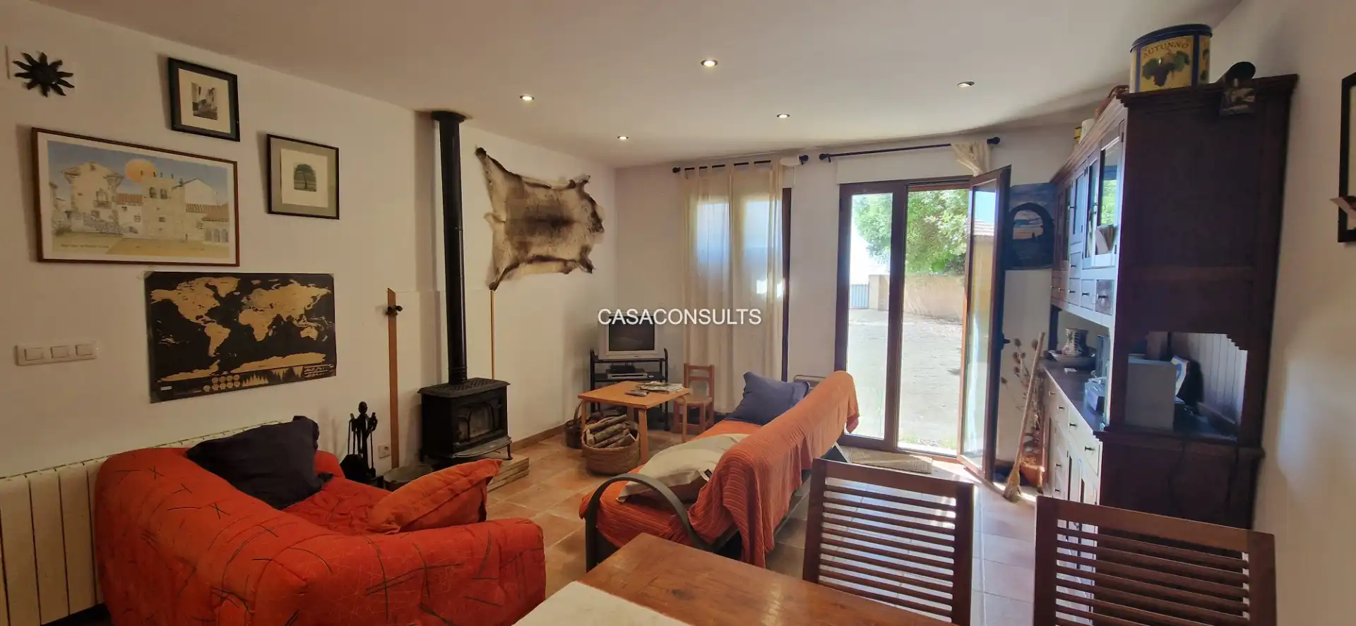 Sala d'estar de Apartament en venda en Vistabella del Maestrazgo amb Calefacció, Jardí privat i Terrassa