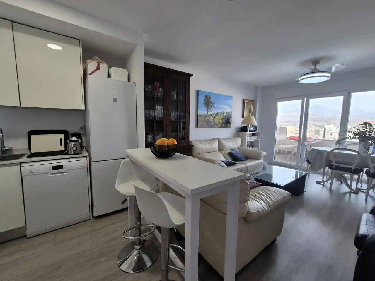 Living room of Flat for sale in El Campello  with Air Conditioner and Terrace