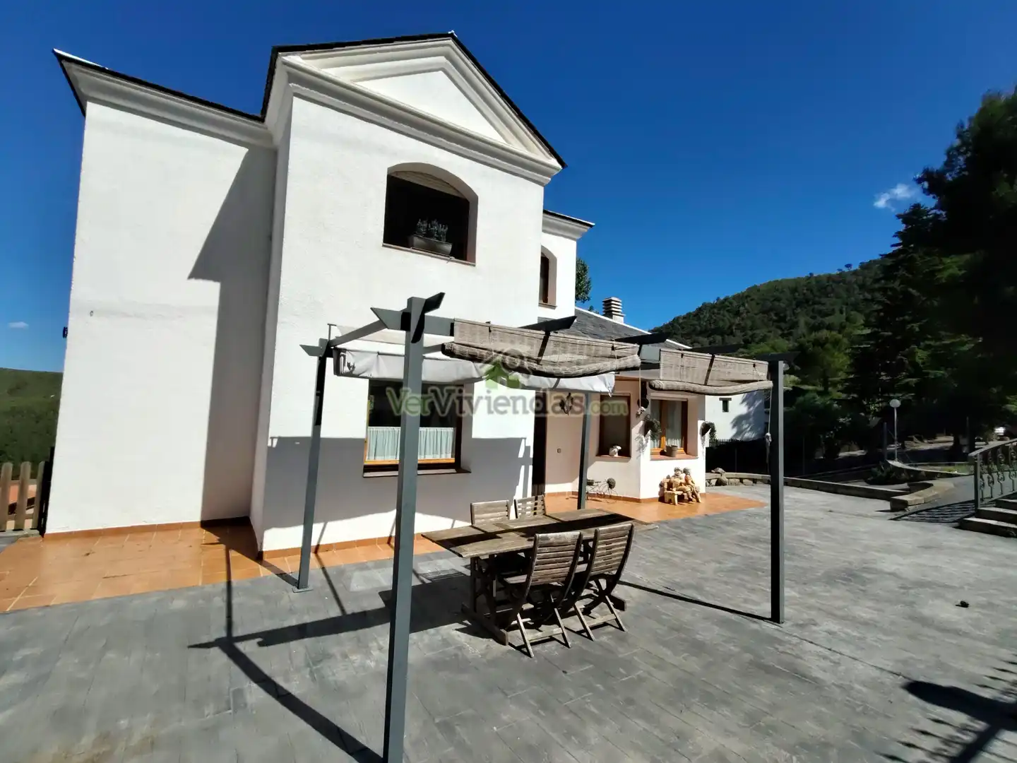 Terrassa de Casa o xalet en venda en Vallirana amb Calefacció, Jardí privat i Terrassa