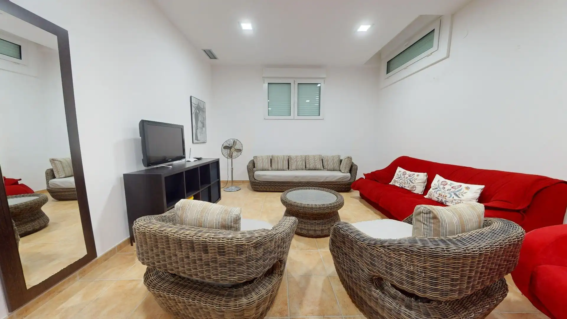 Sala d'estar de Casa o xalet en venda en Águilas amb Aire condicionat, Jardí privat i Terrassa