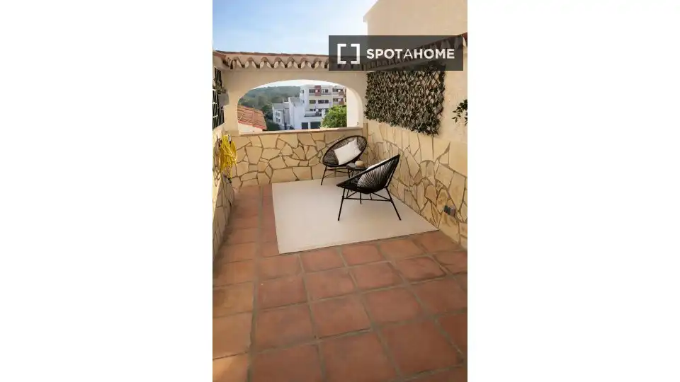 Terrassa de Apartament per a compartir en Vélez-Málaga amb Aire condicionat, Calefacció i Terrassa