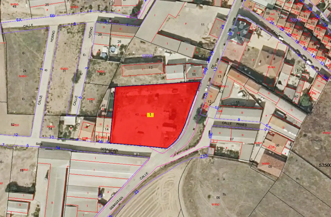 Terreny residencial en venda a Calle San Sebastián