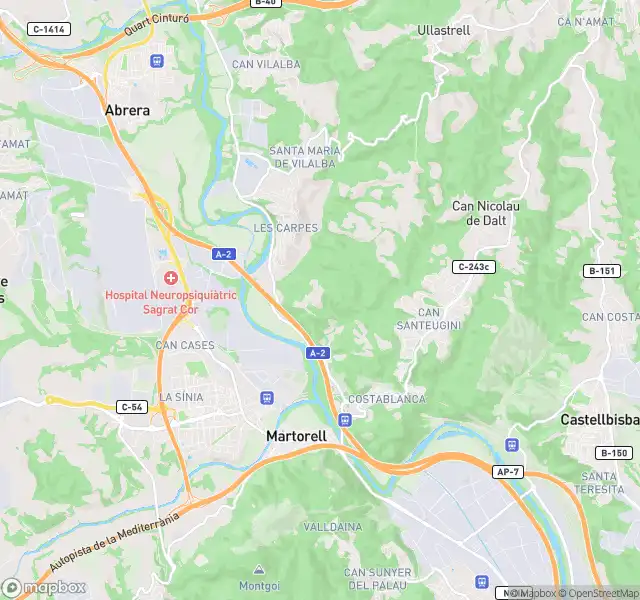 Vista exterior de Pis en venda en Martorell