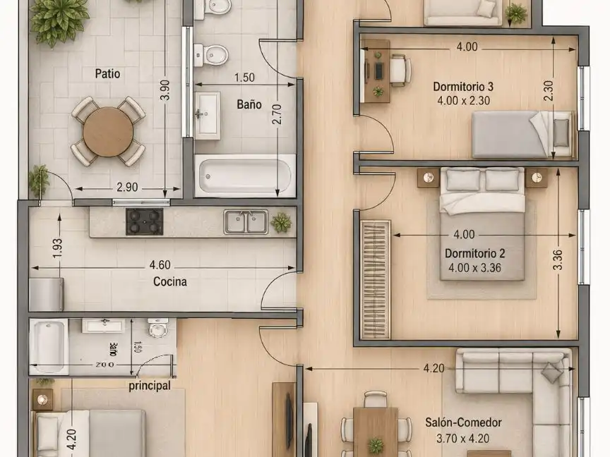 Piso en venta en Ibi, Alicante