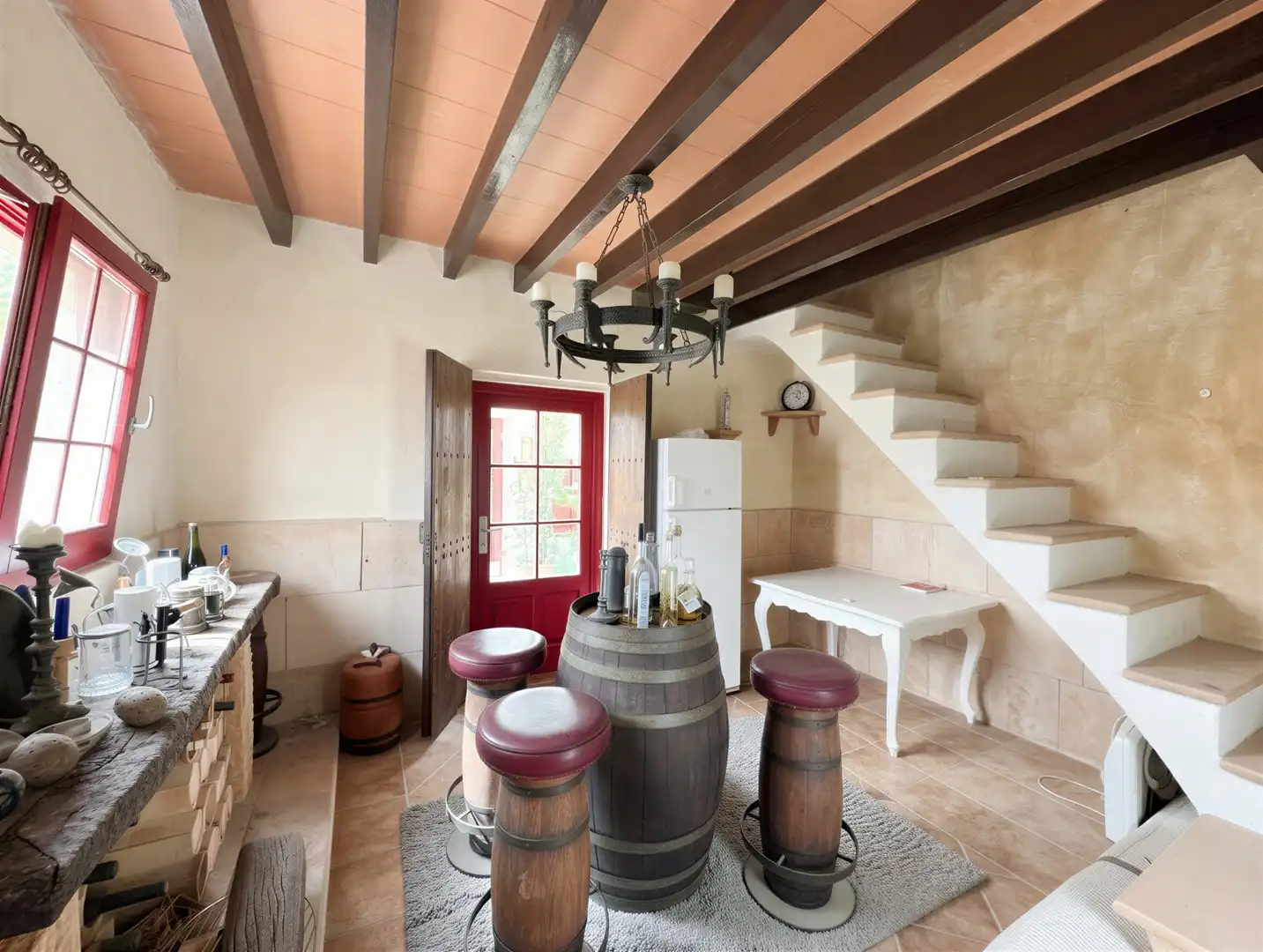 Küche von Country house zum Verkauf in Andratx mit Klimaanlage, Heizung und Abstellraum