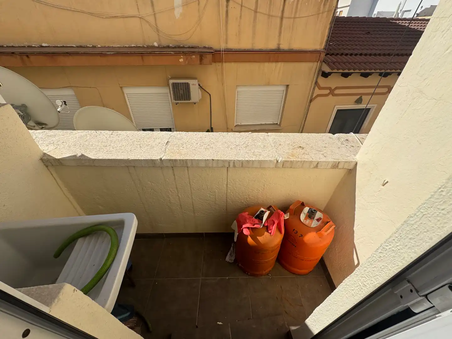 Balcony of Flat for rent in Jaén  with Air Conditioner, Heating and Terrace