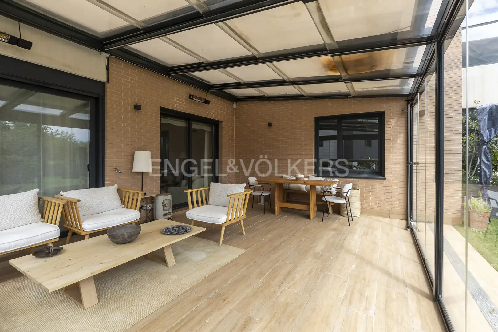 Terrace of Flat for rent in La Moraleja  with Air Conditioner, Heating and Private garden