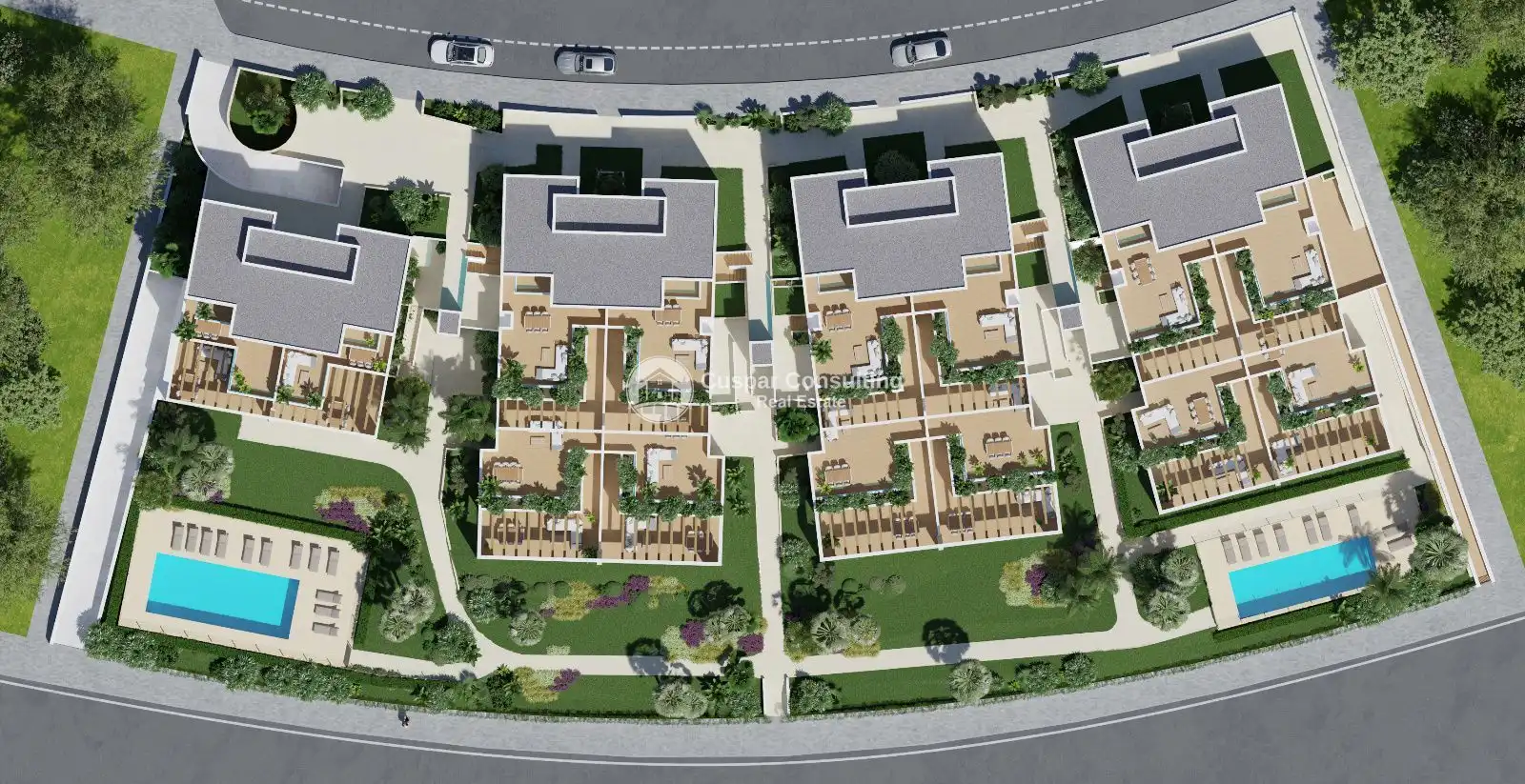 Vista exterior de Dúplex en venda en Monforte del Cid amb Aire condicionat, Calefacció i Terrassa