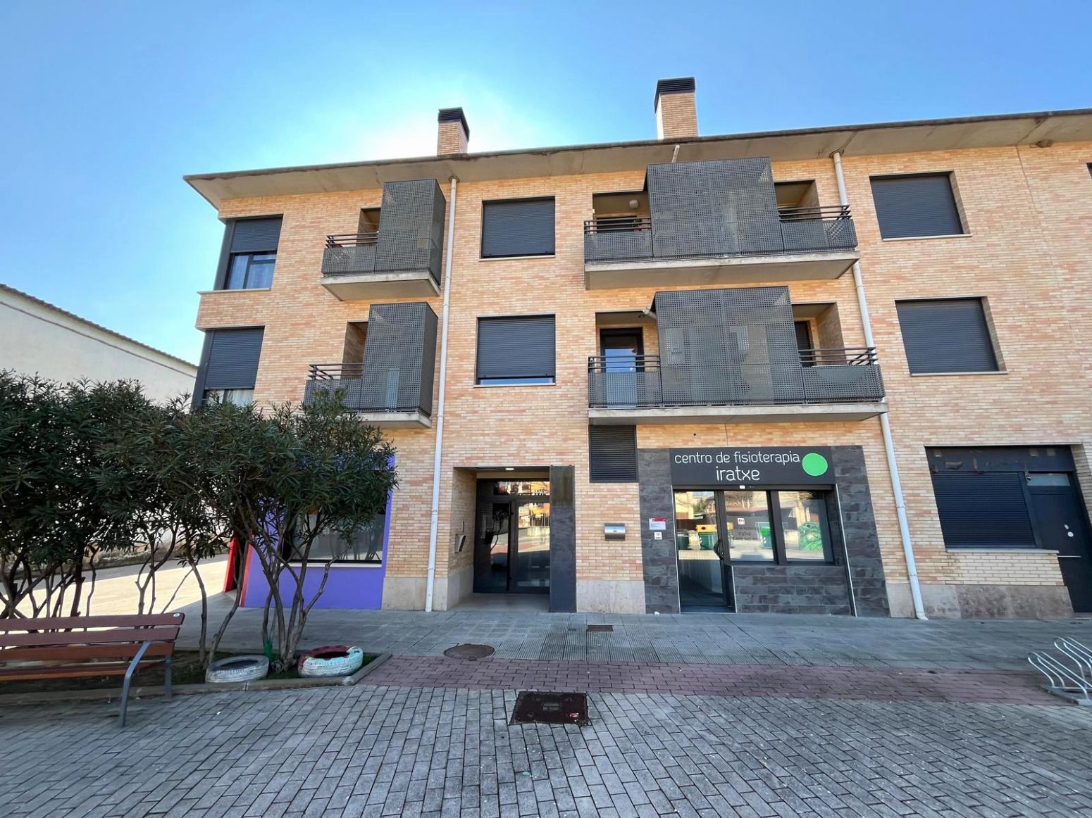 Exterior view of Flat for sale in Caparroso  with Heating, Parquet flooring and Storage room