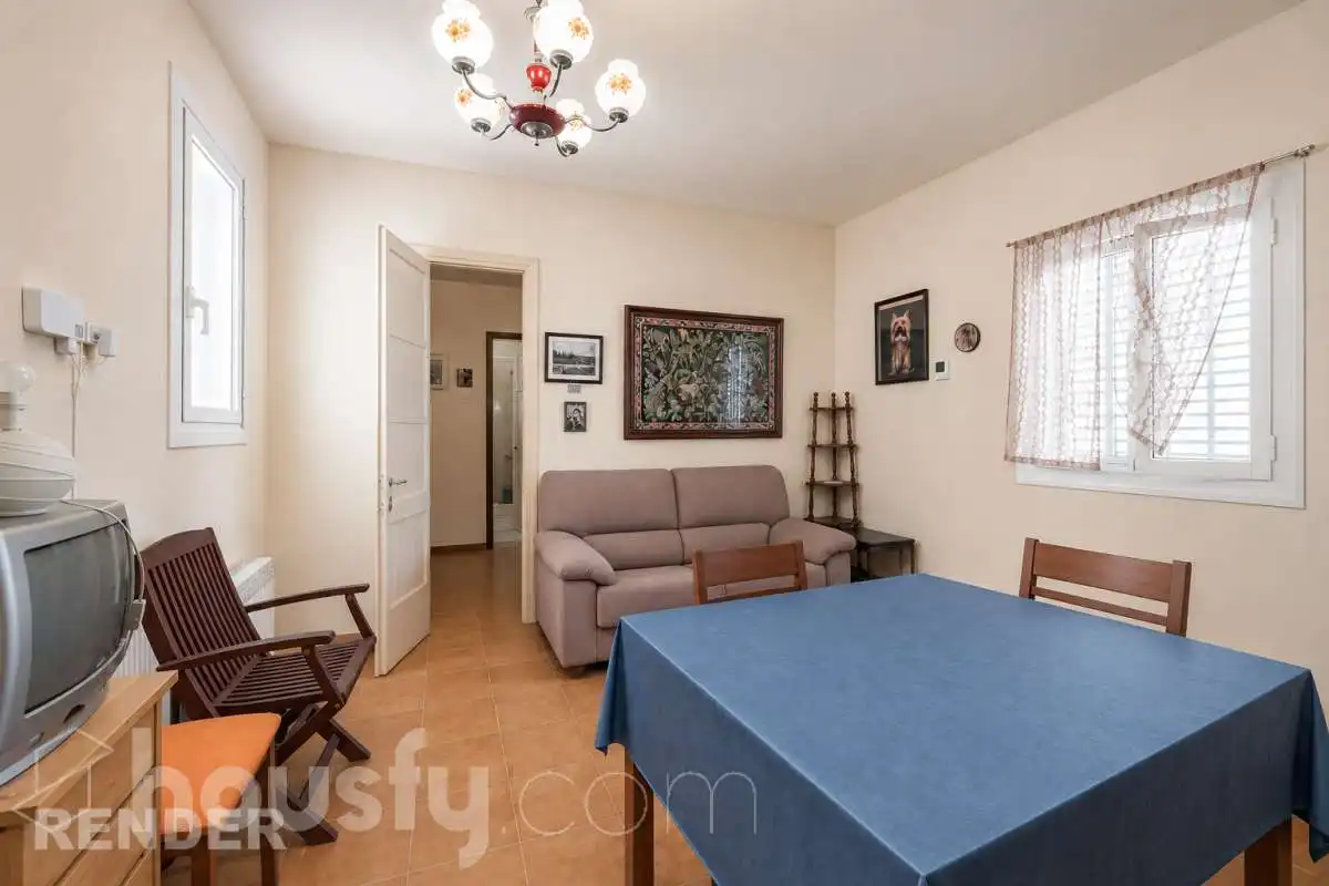 Sala de estar de Piso en venta en Barcelona con Amueblado