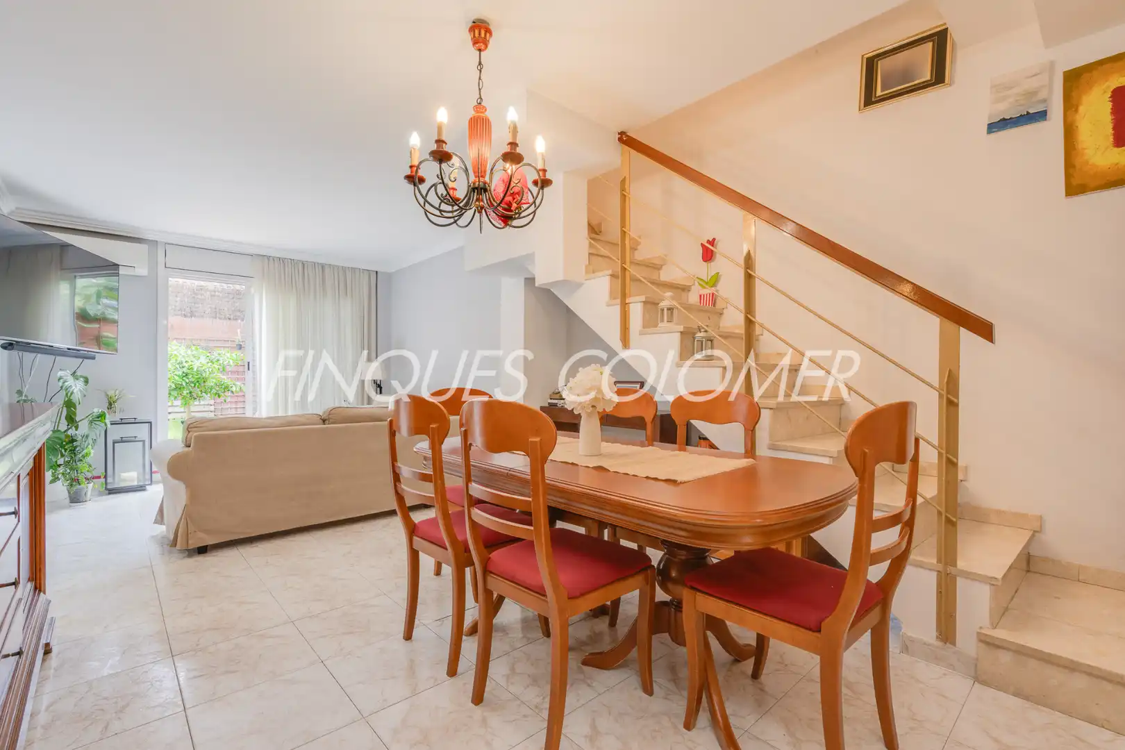 Dining room of Duplexes for sale in Rubí  with Air Conditioner, Heating and Private garden