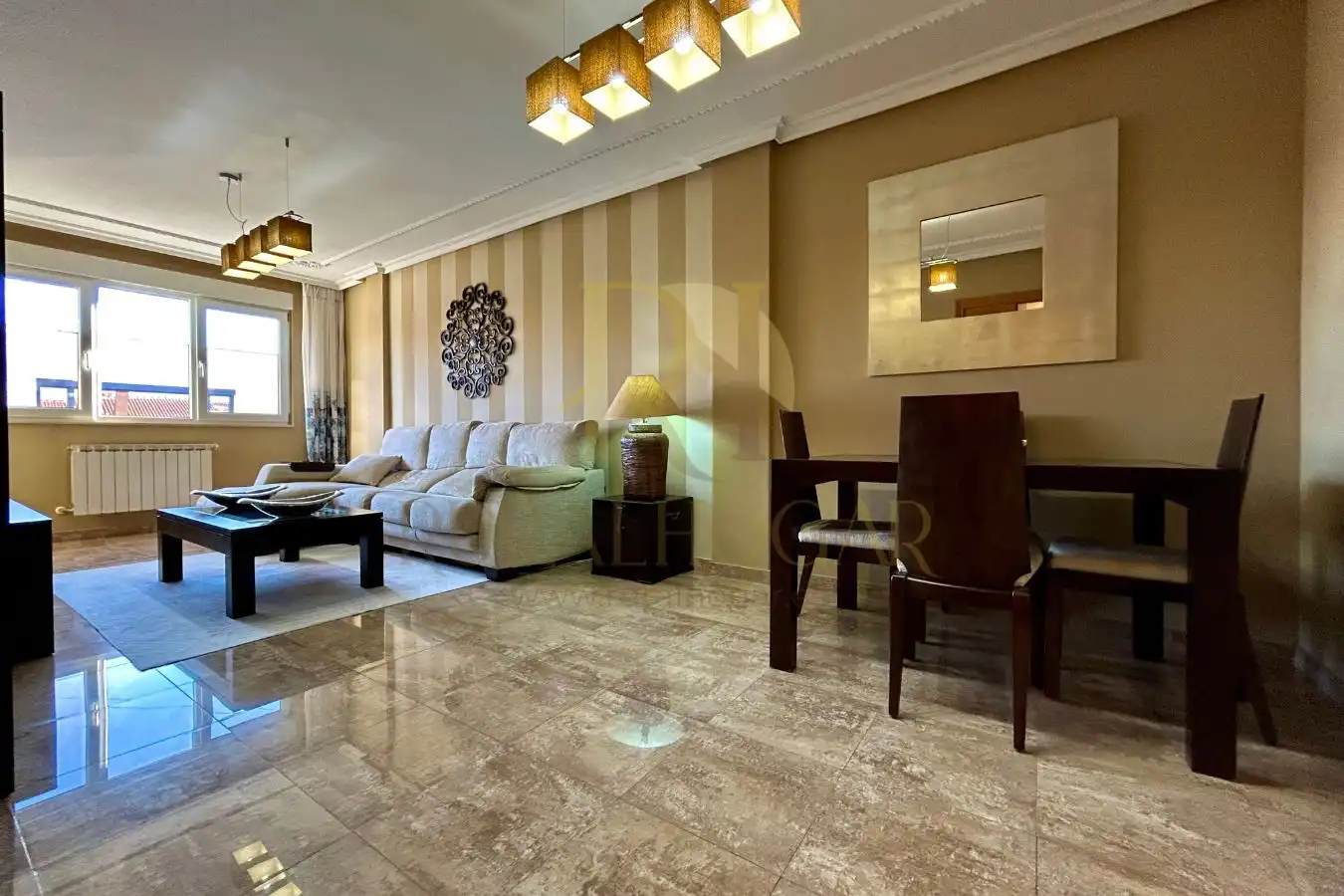 Wohnzimmer von Haus zum Verkauf in Soto de la Vega mit Heizung und Möbliert