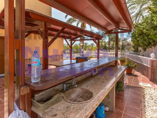 Terrace of Houses for sale in Roquetas de Mar  with Air Conditioner, Heating and Private garden