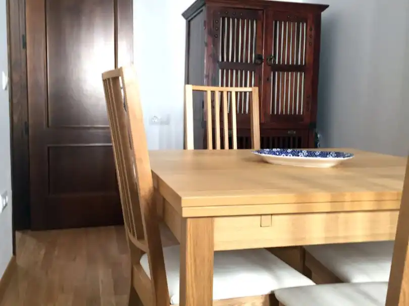Esszimmer von Maisonette zur Miete in Benaocaz mit Klimaanlage, Heizung und Parkett
