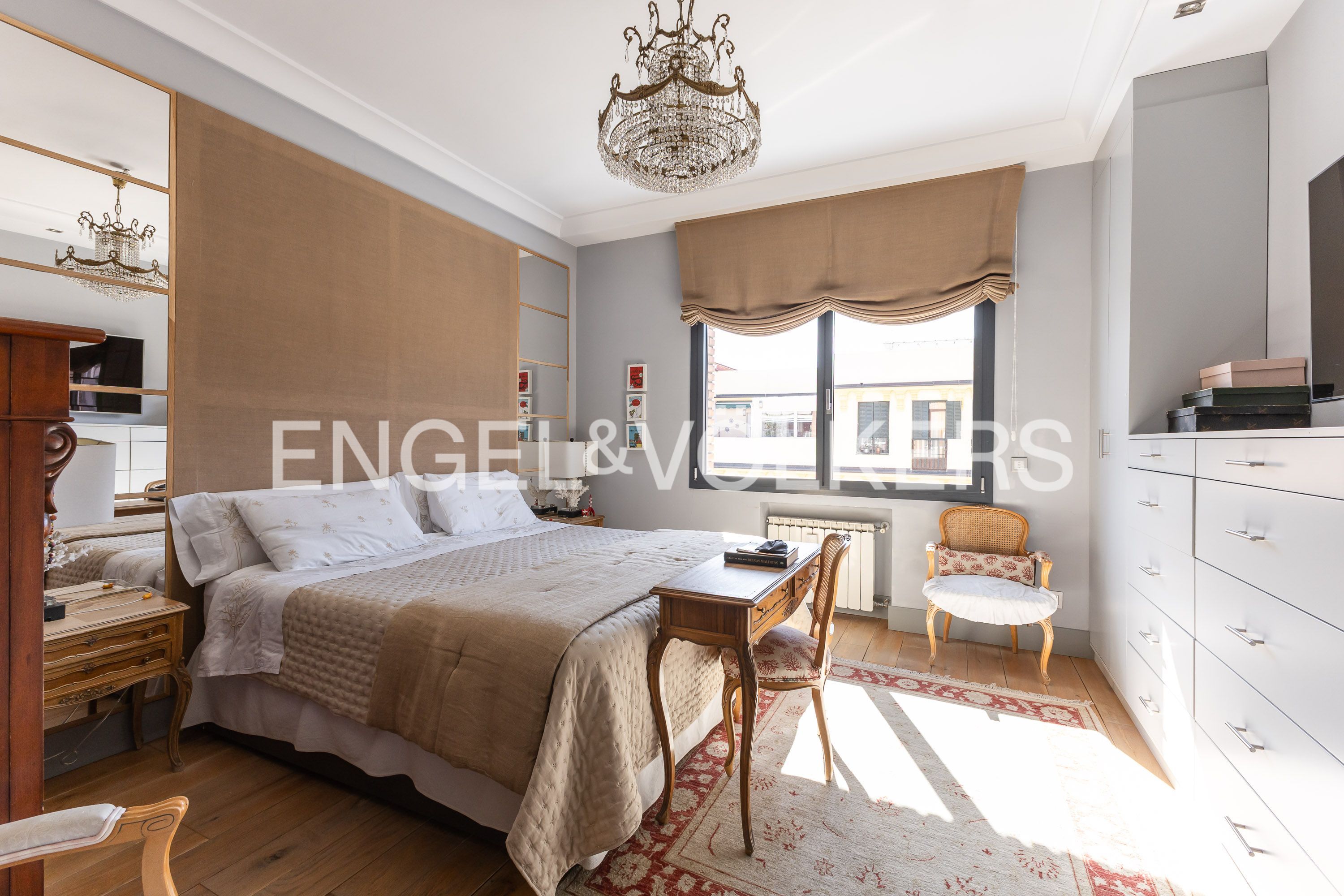 Schlafzimmer von Wohnung zum Verkauf in  Madrid Capital mit Klimaanlage, Heizung und Terrasse