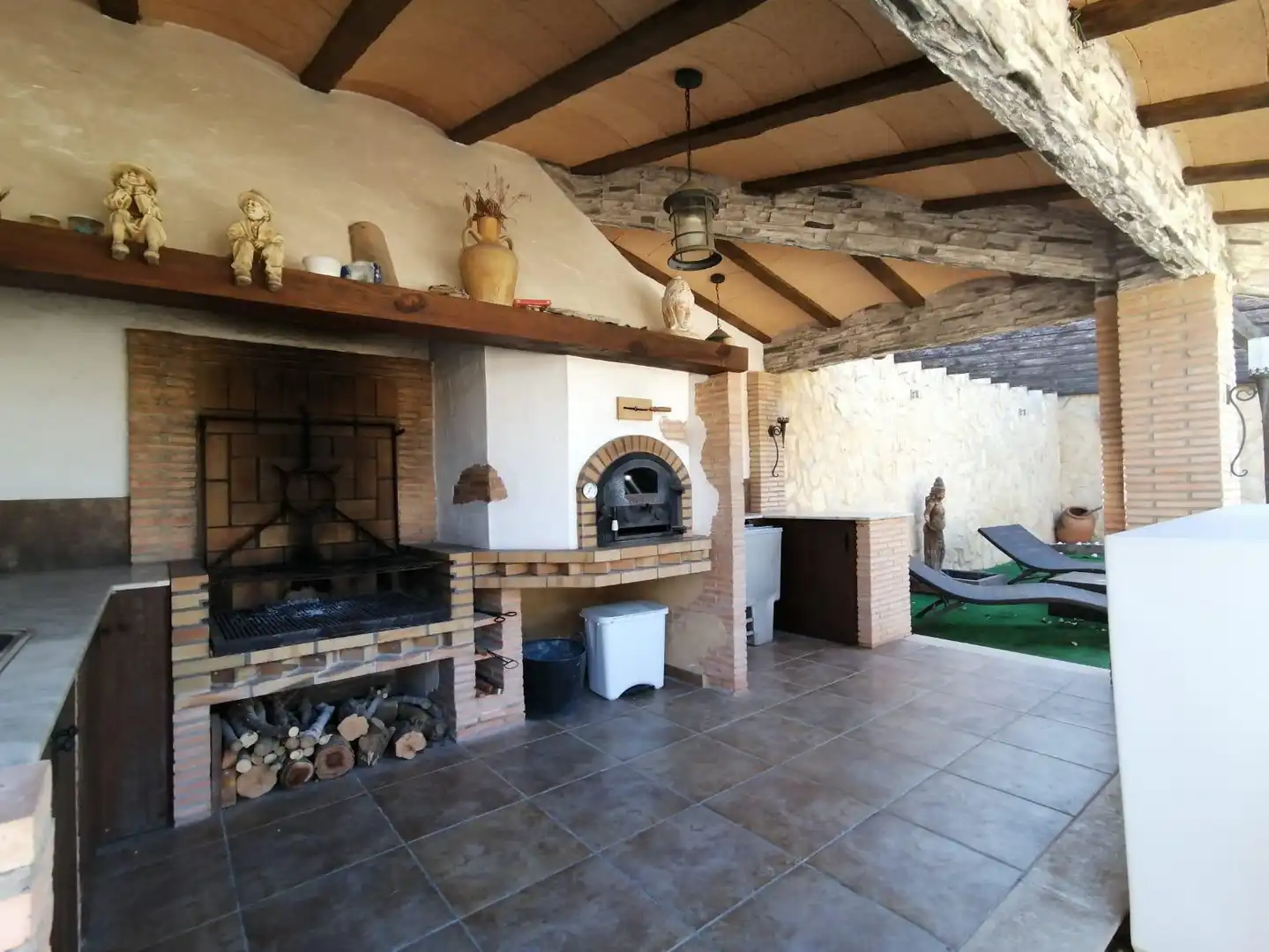 Terraza de Casa o chalet en venta en El Palomar con Aire acondicionado, Calefacción y Jardín privado
