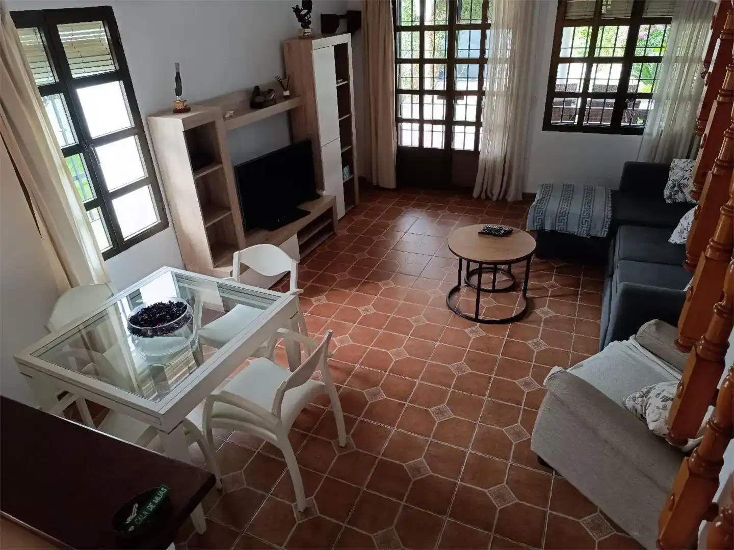Living room of Houses for rent in Mijas  with Air Conditioner, Private garden and Furnished