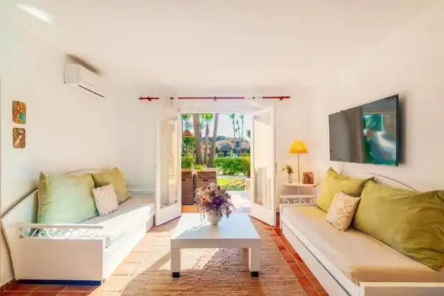 Wohnzimmer von Wohnungen zum Verkauf in Ciutadella de Menorca mit Klimaanlage, Terrasse und Möbliert