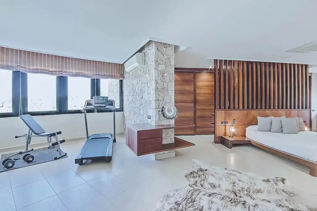 Schlafzimmer von Haus oder Chalet zum Verkauf in Sant Josep de sa Talaia mit Privatgarten, Terrasse und Schwimmbad