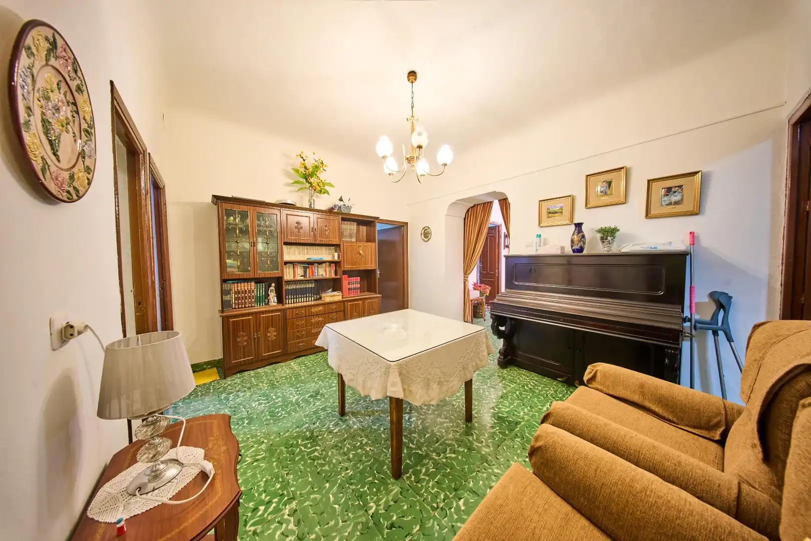 Sala de estar de Finca rústica en venta en Moraleda de Zafayona con Terraza y Balcón