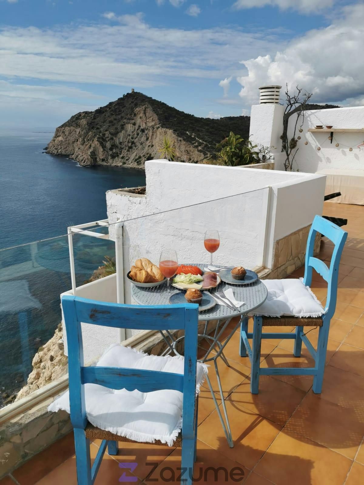 Terraza de Piso de alquiler en Benidorm con Aire acondicionado, Terraza y Amueblado