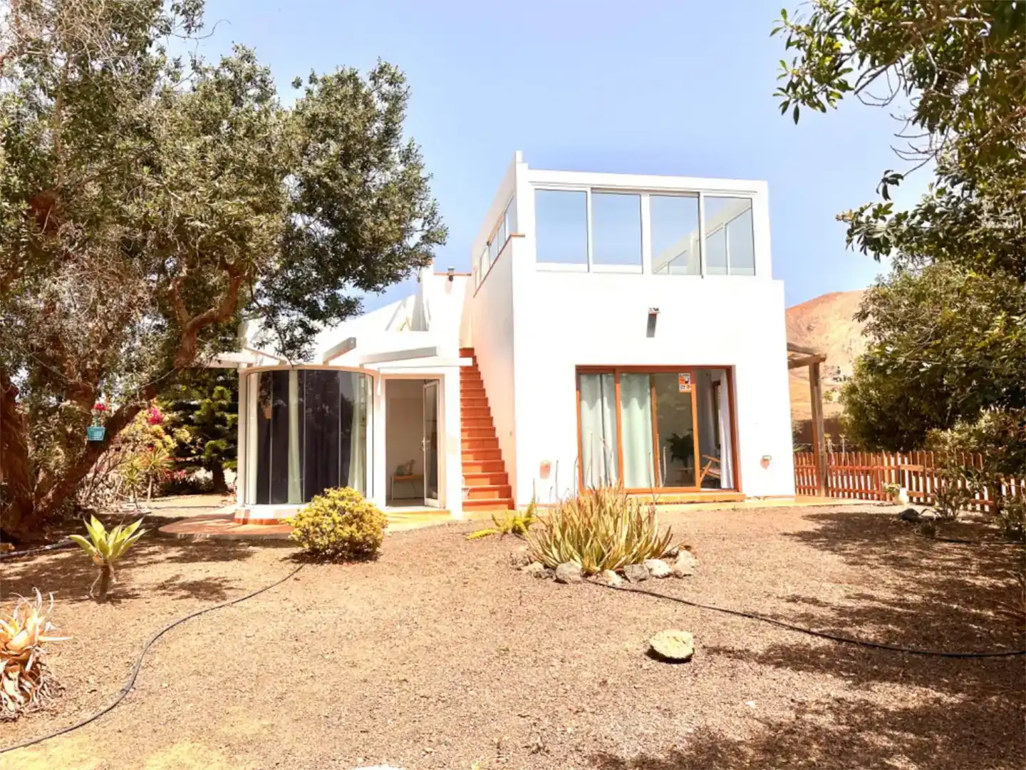 Vista exterior de Casa o xalet en venda en La Oliva amb Piscina i Balcó