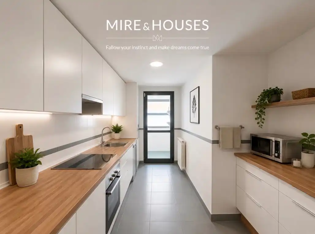 Cocina de Ático en venta en Alcobendas con Aire acondicionado, Calefacción y Jardín privado