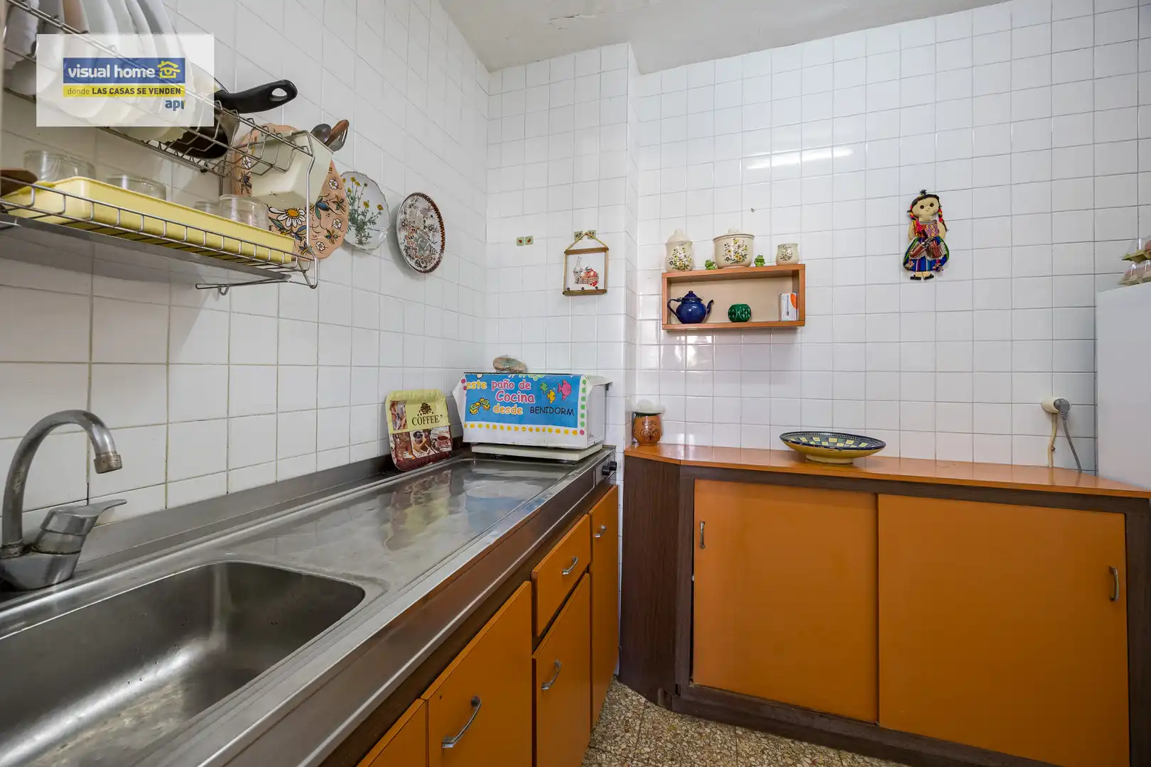Cocina de Apartamento en venta en Benidorm con Piscina y Piscina comunitaria