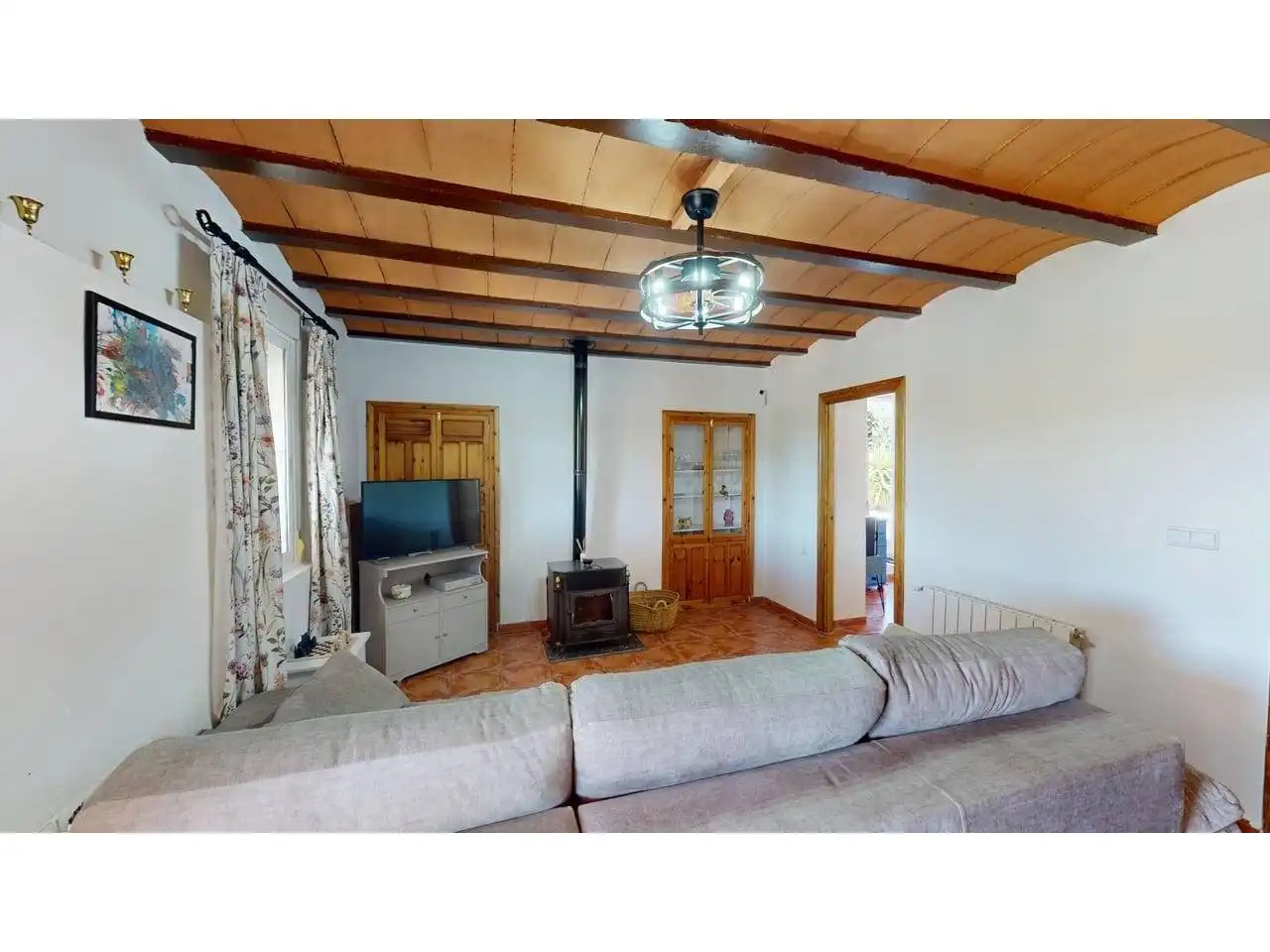 Sala de estar de Casa o chalet en venta en Caravaca de la Cruz con Aire acondicionado, Calefacción y Jardín privado