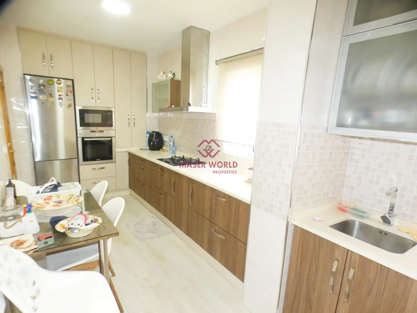 Küche von Wohnung zum Verkauf in Mazarrón mit Klimaanlage, Heizung und Abstellraum