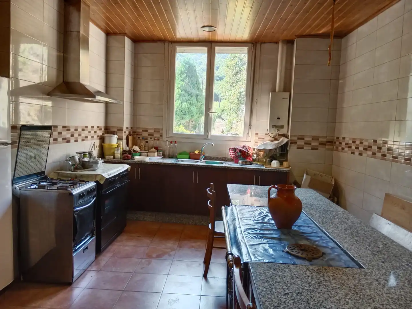 Cocina de Finca rústica en venta en Becerreá con Jardín privado y Amueblado