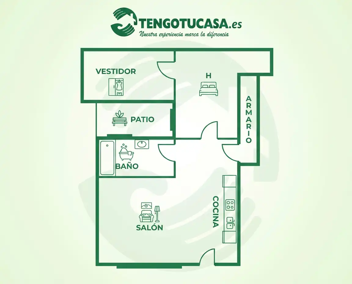Flat for sale in Madrid  with Air Conditioner and Furnished