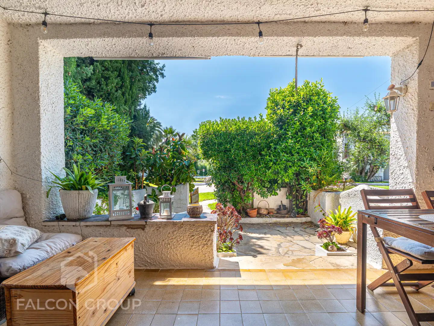 Terrassa de Casa o xalet en venda en Calafell amb Jardí privat, Balcó i Piscina comunitària