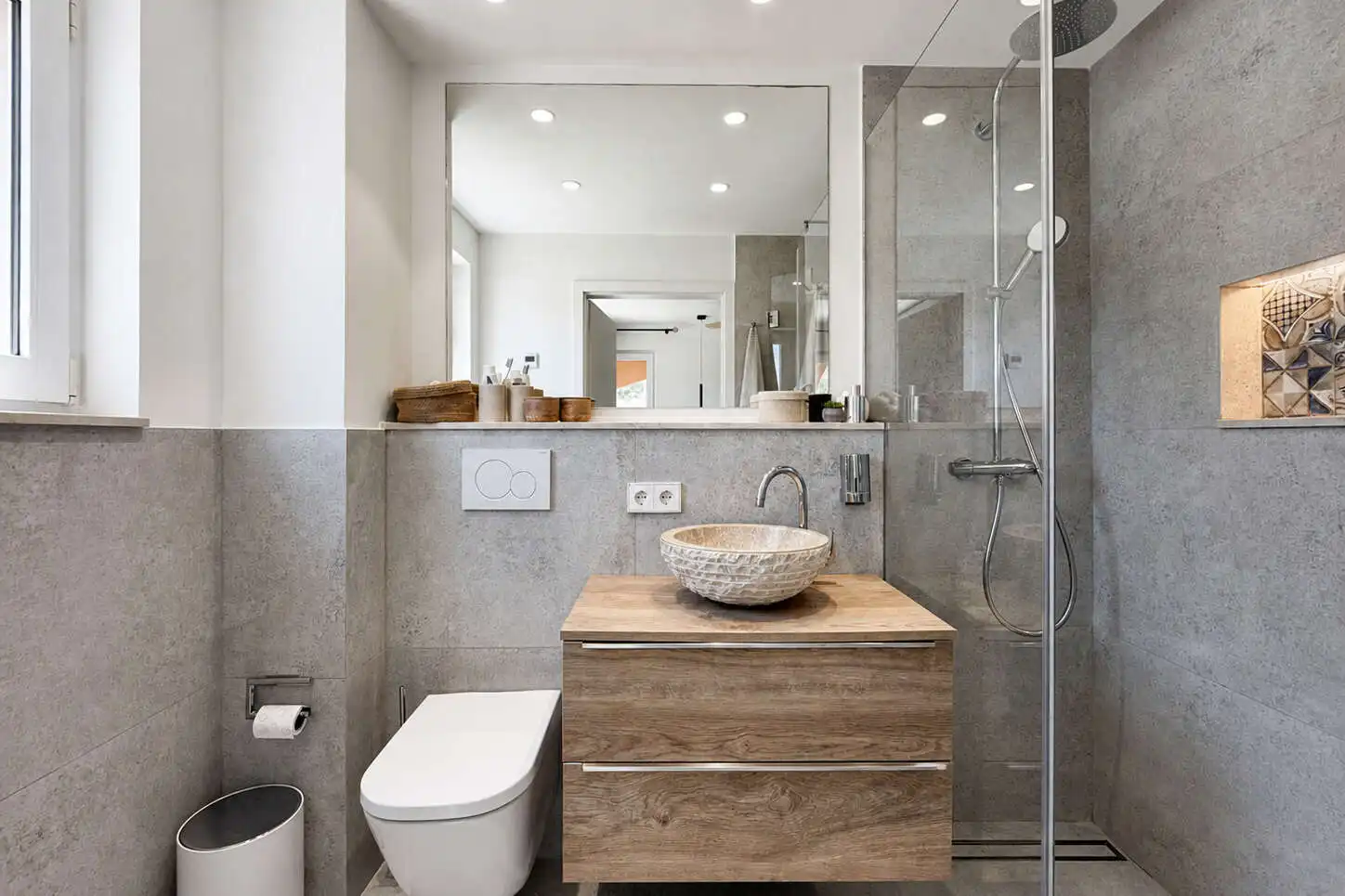 Badezimmer von Erdgeschoss zum Verkauf in Manacor mit Klimaanlage, Heizung und Terrasse