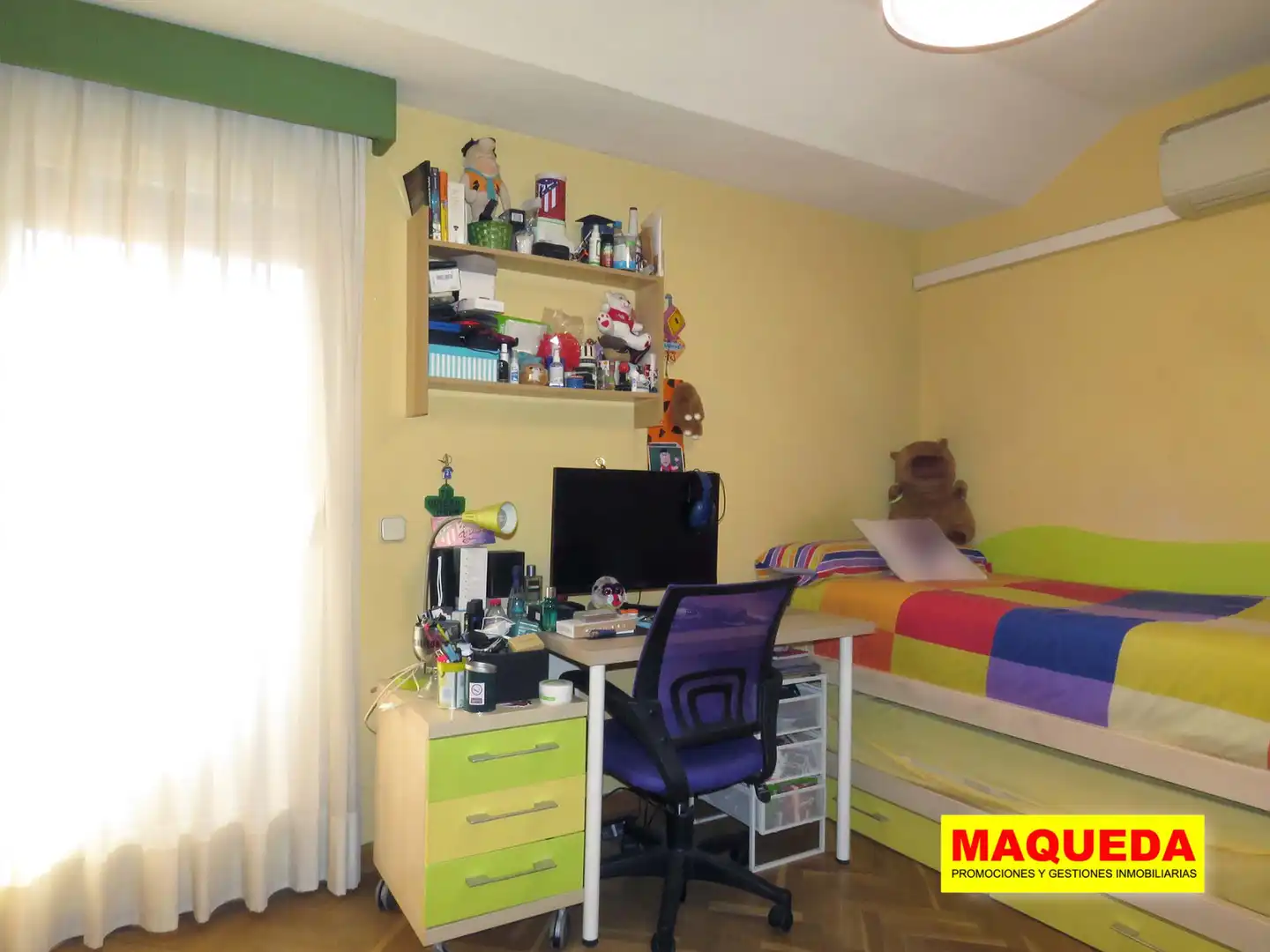 Schlafzimmer von Maisonette zum Verkauf in Alcorcón mit Klimaanlage, Heizung und Parkett