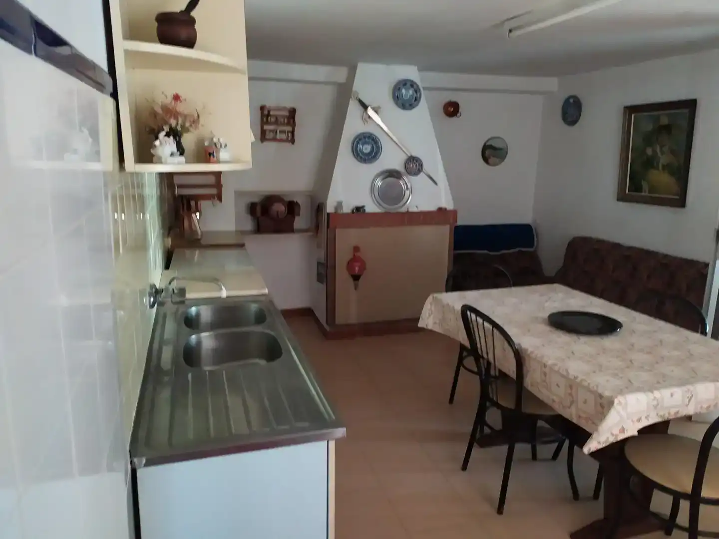 Cocina de Casa o chalet en venta en Tresjuncos con Piscina