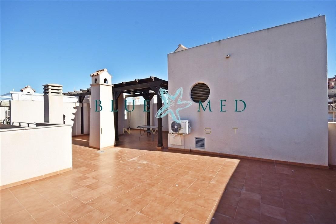 Vista exterior de Àtic en venda en Mazarrón amb Aire condicionat, Calefacció i Terrassa