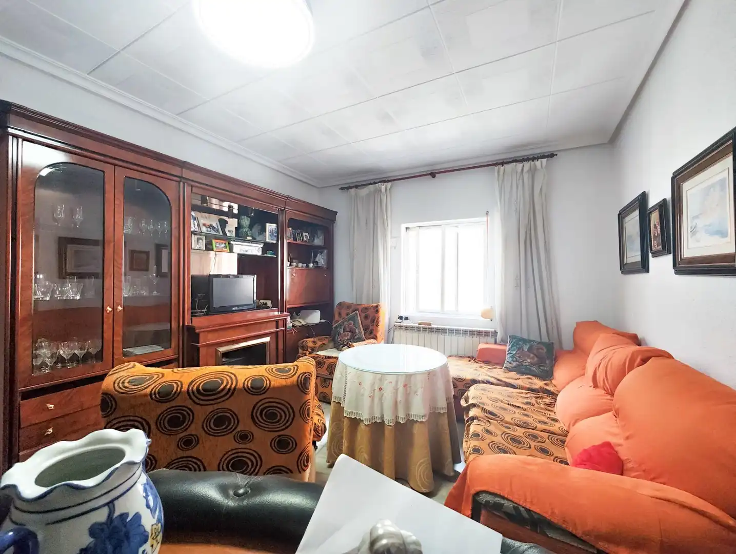 Sala d'estar de Casa o xalet en venda en Puertollano amb Aire condicionat, Calefacció i Moblat