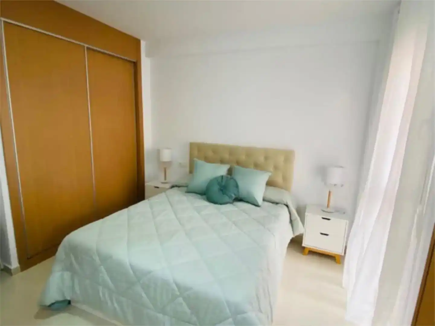 Bedroom of Flat for sale in Vera  with Air Conditioner, Swimming Pool and Balcony
