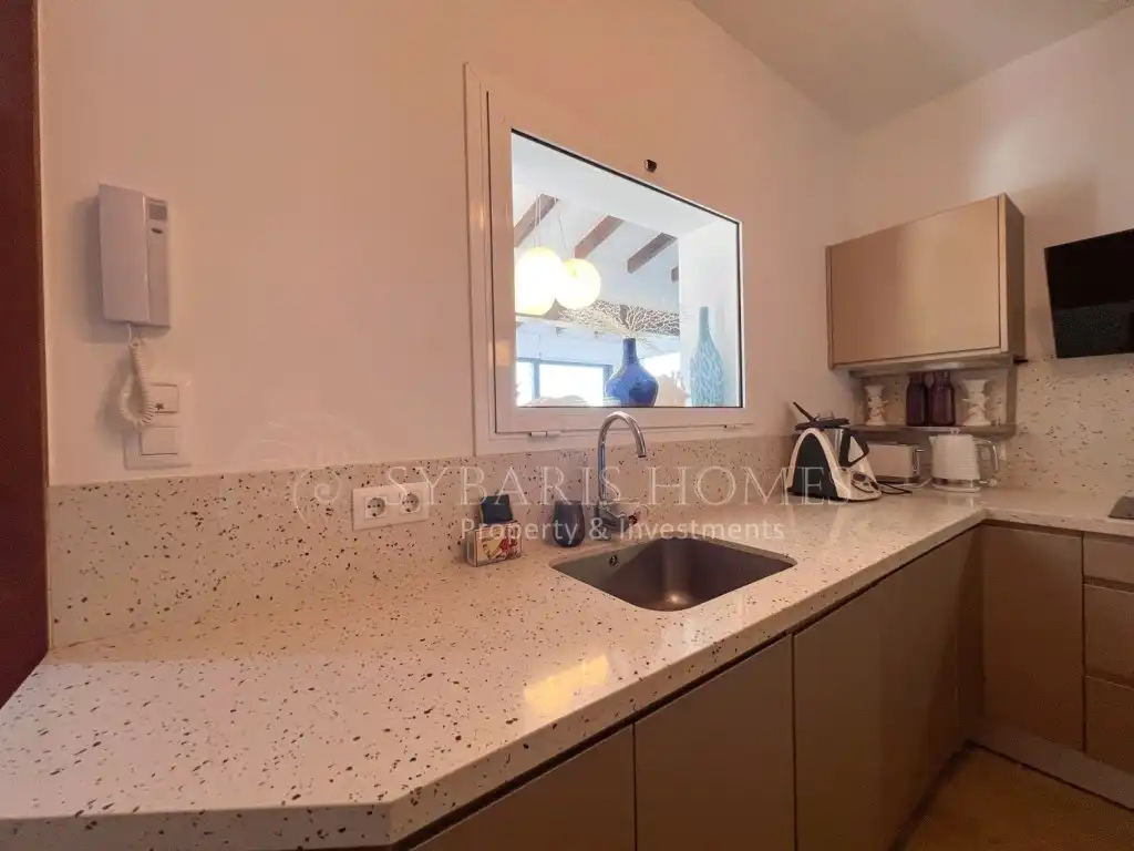 Cocina de Casa o chalet en venta en Benitachell / El Poble Nou de Benitatxell con Aire acondicionado y Piscina
