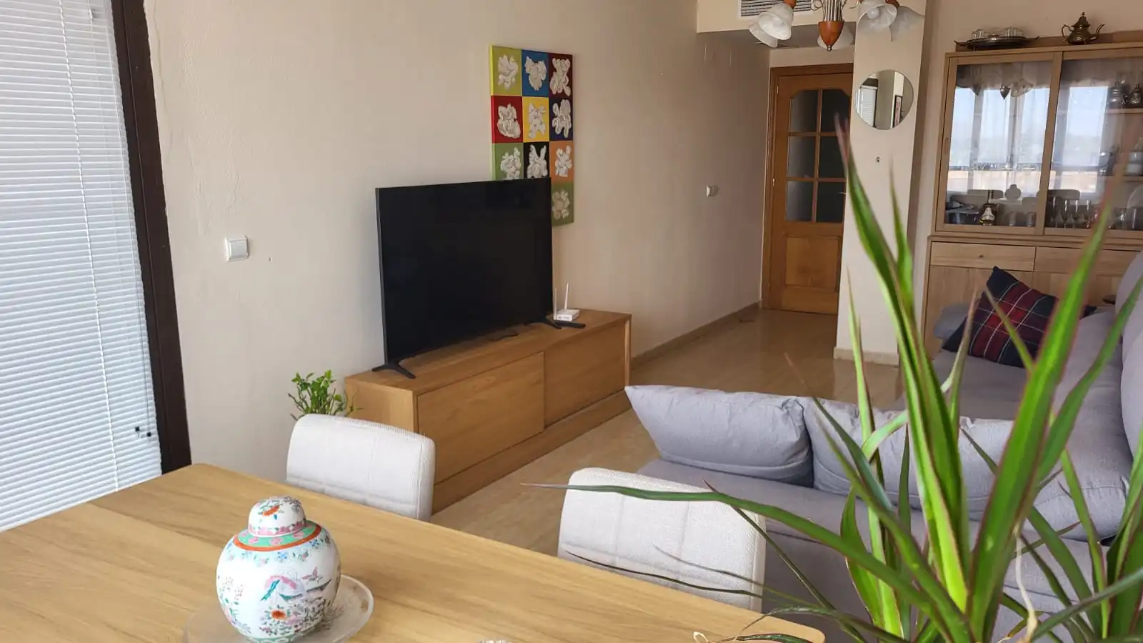 Sala de estar de Ático de alquiler en Sant Joan d'Alacant con Aire acondicionado, Calefacción y Terraza