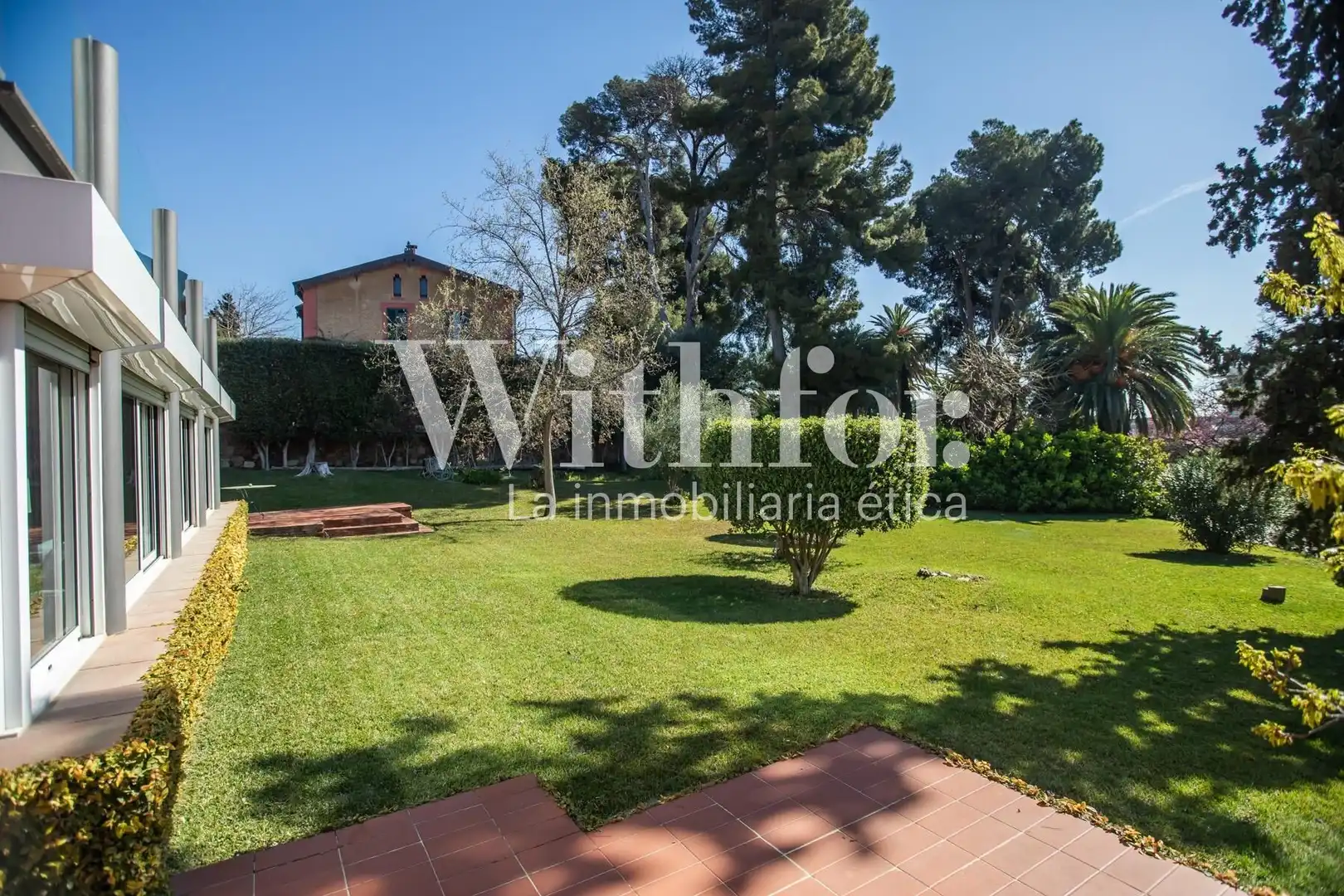 Garden of Houses for rent in Esplugues de Llobregat  with Air Conditioner, Heating and Private garden