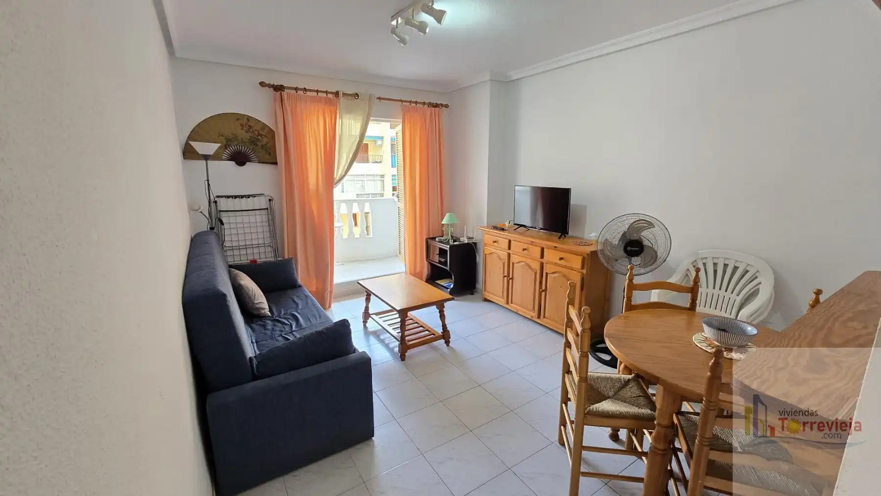 Wohnzimmer von Wohnungen zum Verkauf in Torrevieja mit Klimaanlage, Terrasse und Abstellraum