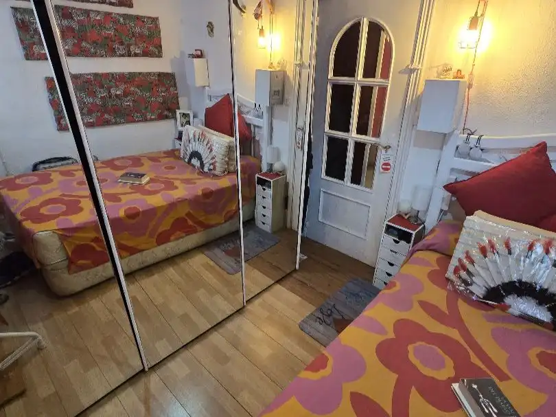 Schlafzimmer von Wohnung zum Verkauf in Madrid mit Klimaanlage, Heizung und Privatgarten