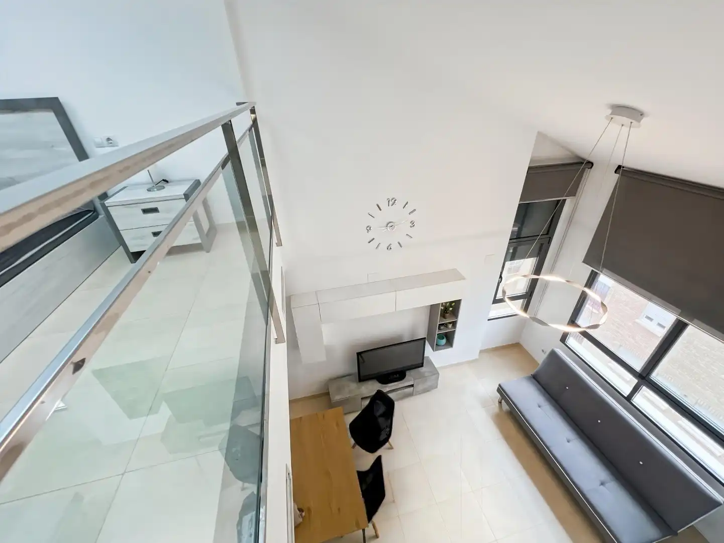 Living room of Attic for rent in Castellón de la Plana / Castelló de la Plana  with Air Conditioner and Furnished