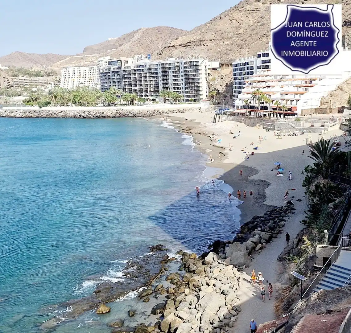 Exterior view of Apartments for rent in Mogán  with Terrace, Furnished and Community pool