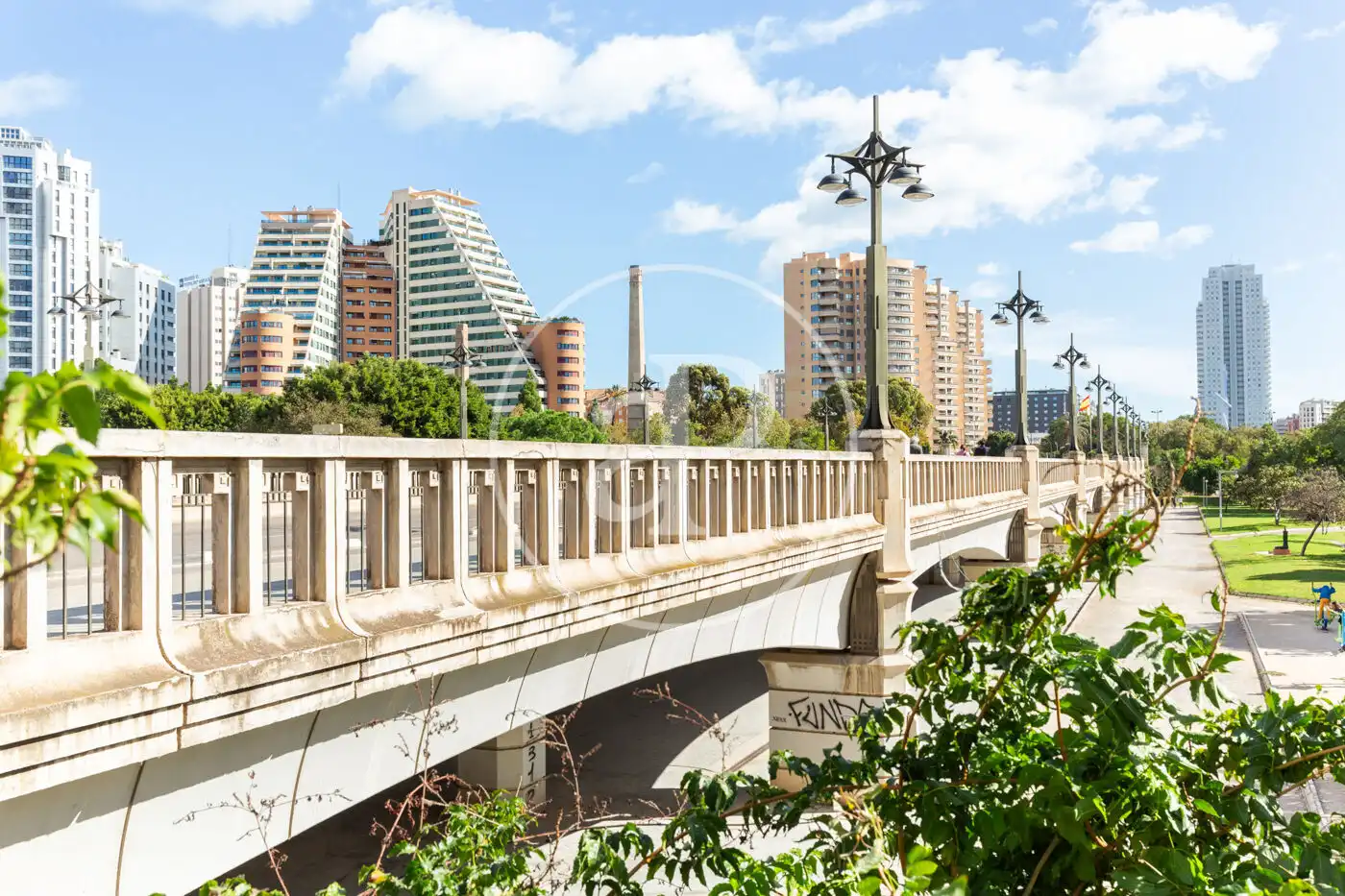 Vista exterior de Pis de lloguer en Valencia amb Aire condicionat, Calefacció i Moblat