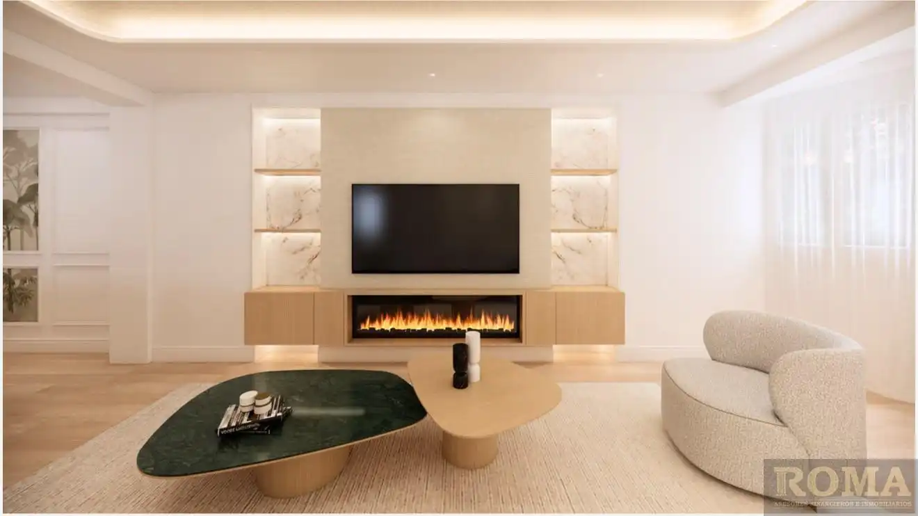 Wohnzimmer von Wohnung zum Verkauf in Salamanca mit Heizung, Möbliert und Balkon