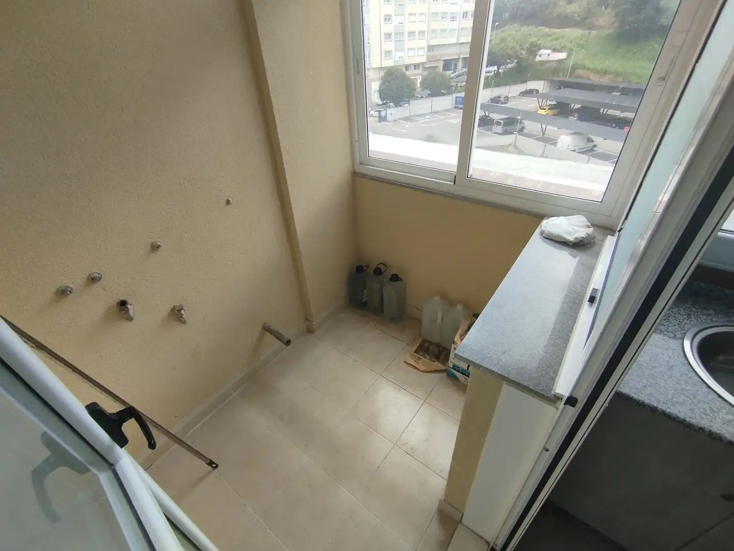 Terraza de Apartamento en venta en Viveiro con Calefacción, Trastero y Amueblado